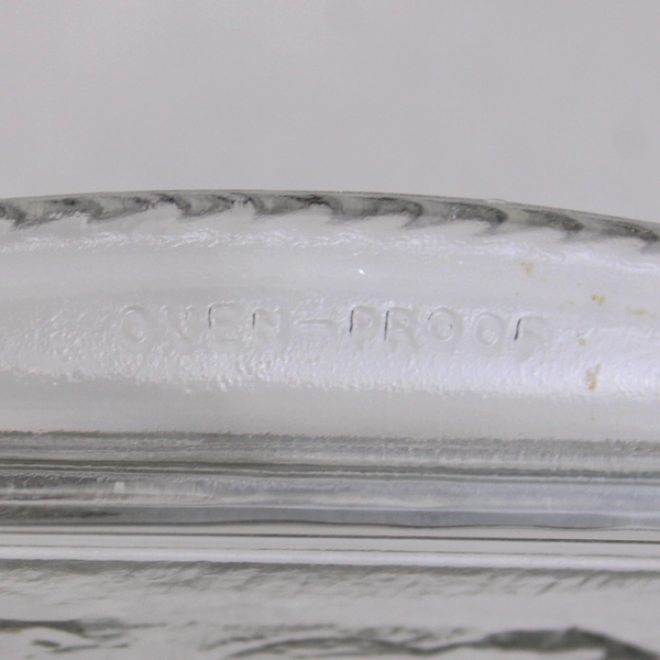 Libbey Glass Company Orchard Fruit Clear Pattern 13" Rectangular Baking Dish