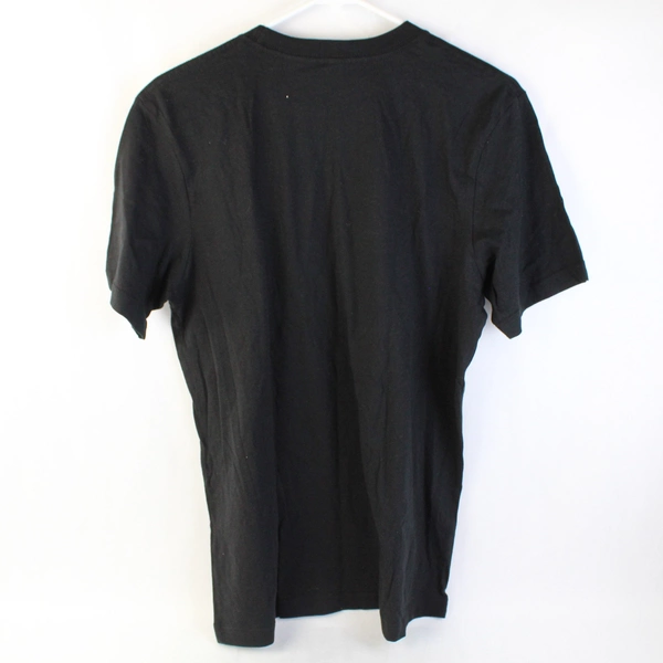 Bella+Canvas Black 100% Cotton Red White and Rose Crush Black T-Shirt Size M