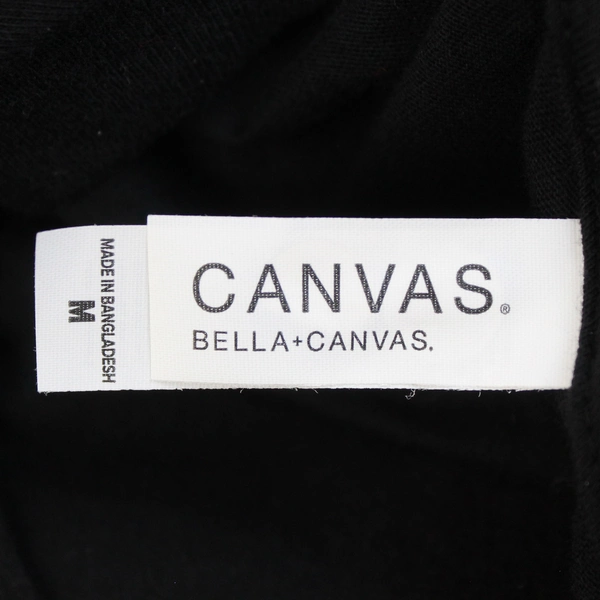 Bella+Canvas Black 100% Cotton Red White and Rose Crush Black T-Shirt Size M