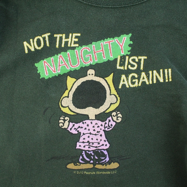 Peanuts Charlie Brown Christmas T-shirt Hunter Green Gildan Adult Size Medium