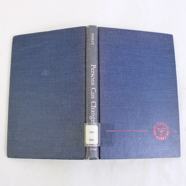 Persons Can Change by Francis Gerald Ensley HC 1963 Ex-Library