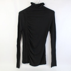 LAMade Black Asymmetrical Long-Sleeved Turtleneck Shirt Women's Size XS