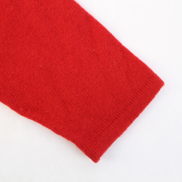 Amore Women's Red 100% Cashmere Turtleneck Long Sleeve Top Size Small