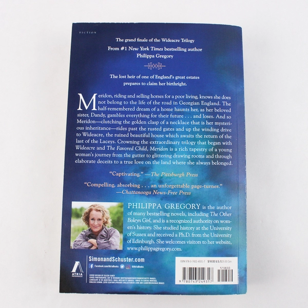 Meridon by Philippa Gregory 2003 The Wideacre Trilogy Paperback