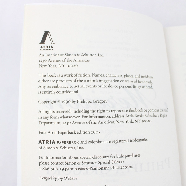 Meridon by Philippa Gregory 2003 The Wideacre Trilogy Paperback