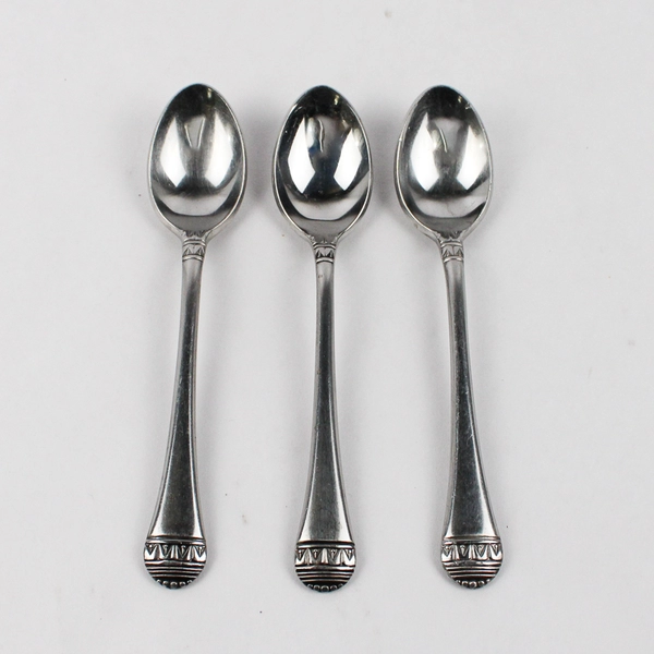 Lot of 3 Stanley Roberts Torino 7" Teaspoons Stainless Steel
