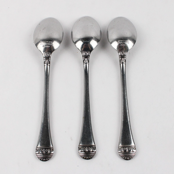 Lot of 3 Stanley Roberts Torino 7" Teaspoons Stainless Steel