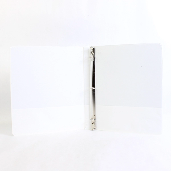 Lot of 4 White 3-Ring Binders 1/2" and 1" School Office Supplies