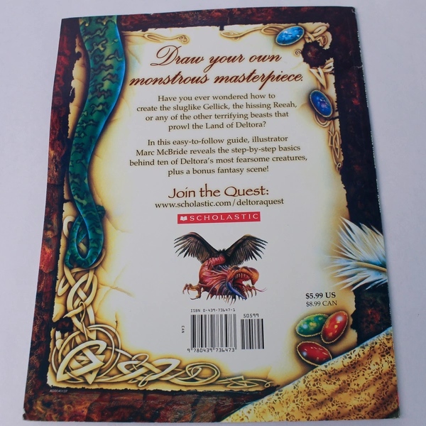 How to Draw Deltora Monsters by Emily Rodda 2005 Paperback, Good Condition