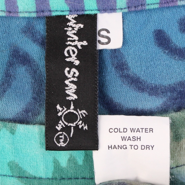 Winter Sun Multicolor Printed 3/4-Sleeve T-Shirt Women's Small