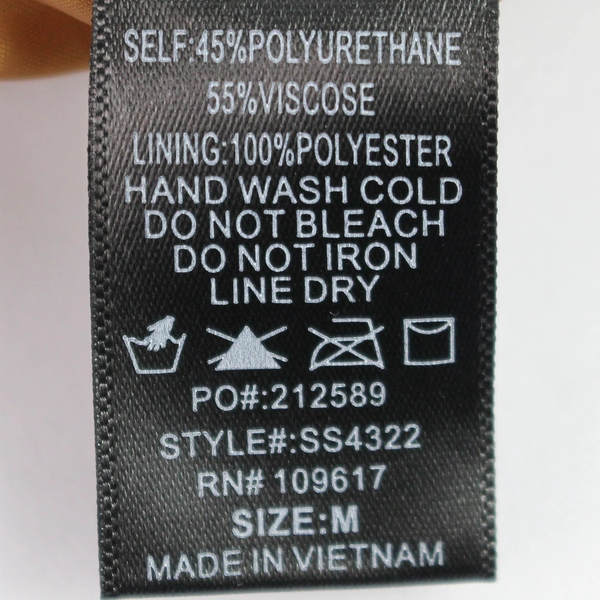 ShineStar Women's Brown Faux Leather Zip Mini Pencil Skirt Size M - Chic Style