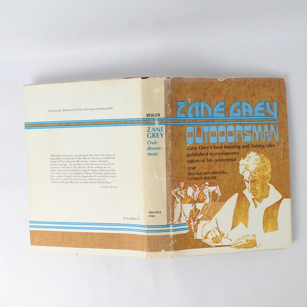 Zane Grey Outdoorsman 1972 Prentice Hall Publishing Hardcover Book Club Edition