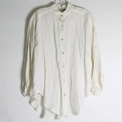 This Is Not A Hat White Button-Up Blouse Women's Size 2