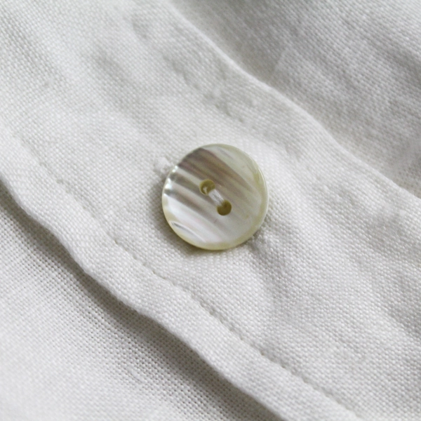 This Is Not A Hat White Button-Up Blouse Women's Size 2