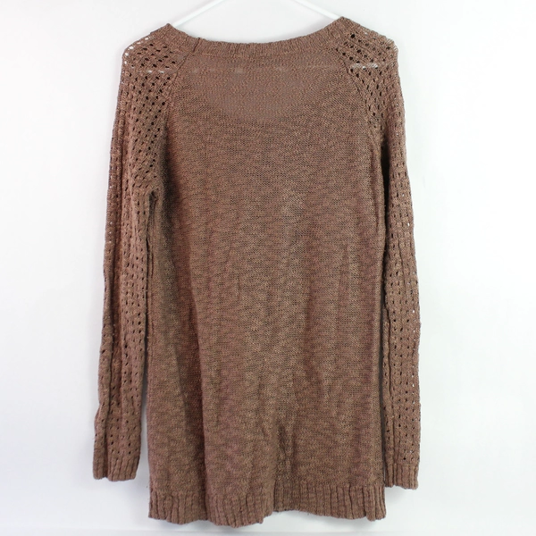 Charlotte Russe Women's Mauve Knit Sweater Pullover Size L - Good Condition