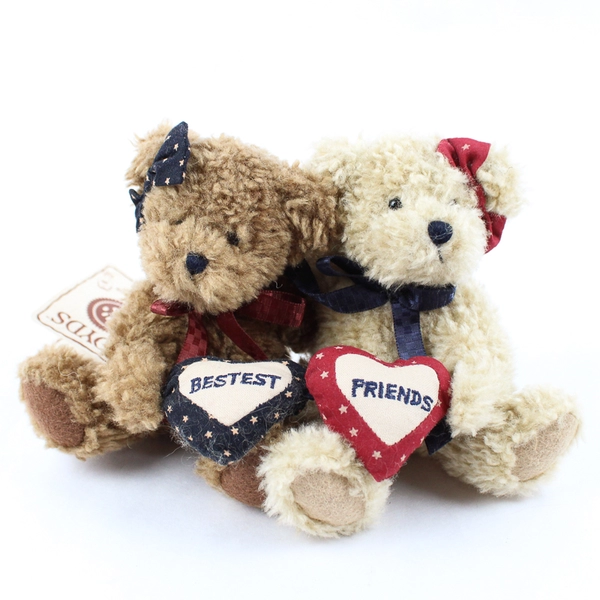 Boyds Bears Bestest Friends Laverne And Shirley Plush Bears 903035 W/ Tags