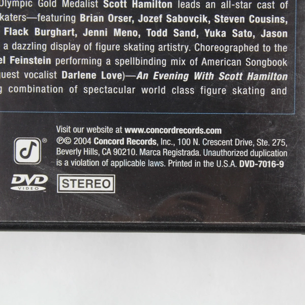 An Evening with Scott Hamilton and Friends 2004 DVD Concord Records