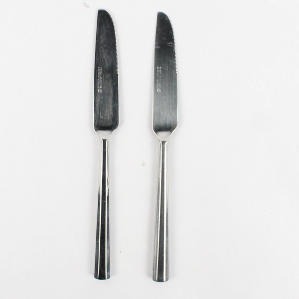 Lot of 2 Stanley Roberts York 8.75" Dinner Knives Stainless Steel