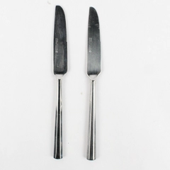 Lot of 2 Stanley Roberts York 8.75" Dinner Knives Stainless Steel