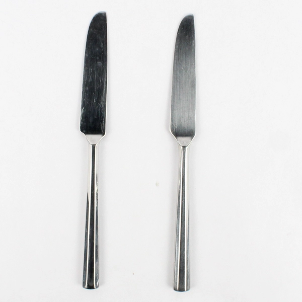 Lot of 2 Stanley Roberts York 8.75" Dinner Knives Stainless Steel