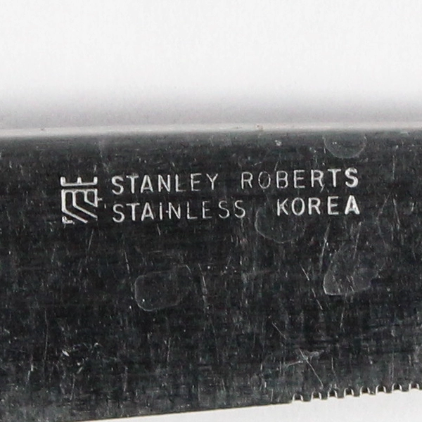 Lot of 2 Stanley Roberts York 8.75" Dinner Knives Stainless Steel