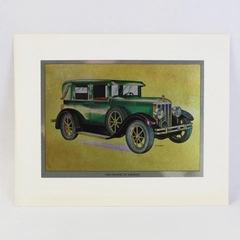 Set of 4 Vintage Automobile Chromatic Color Foil Etch Print 8" x 10" 1920s-30s