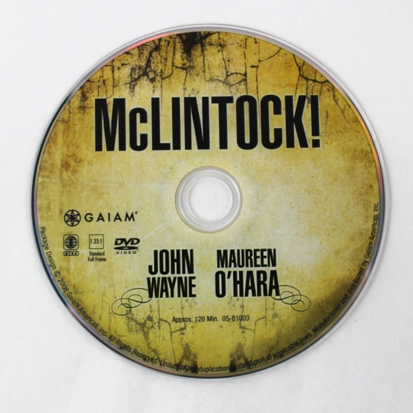 McLintock 2008 DVD Movie John Wayne Maureen O'Hara Western Classic