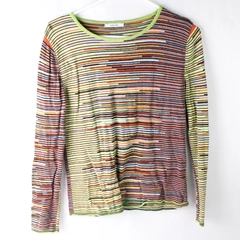 Leyla Multicolor Long-Sleeved Shirt Women's Size Medium