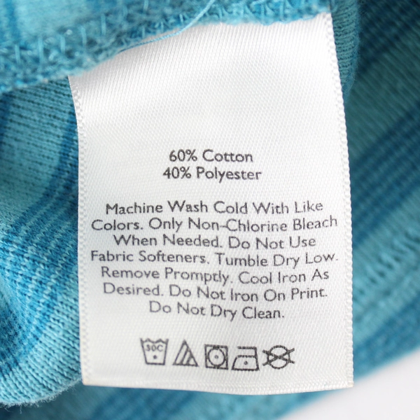 Eddie Bauer Blue Striped Long-Sleeved Cotton Blend Shirt Women's Size XS