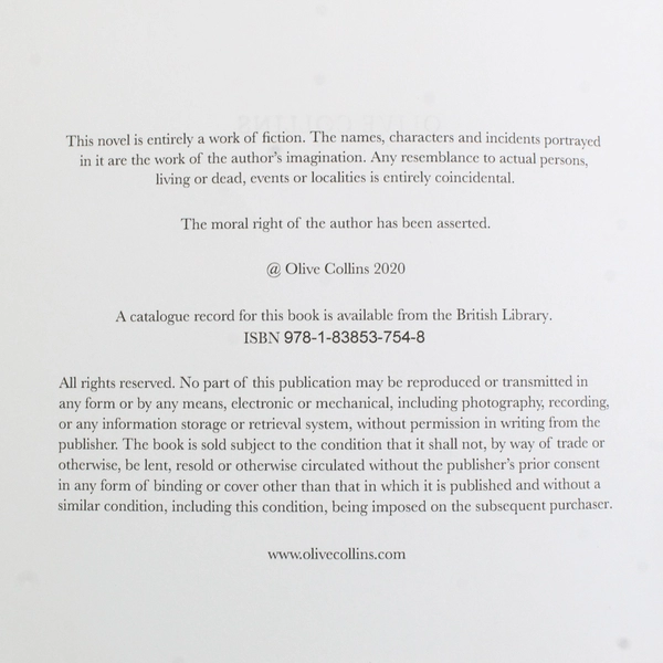 The Weaver's Legacy by Olive Collins 2020 A Family Epic Paperback