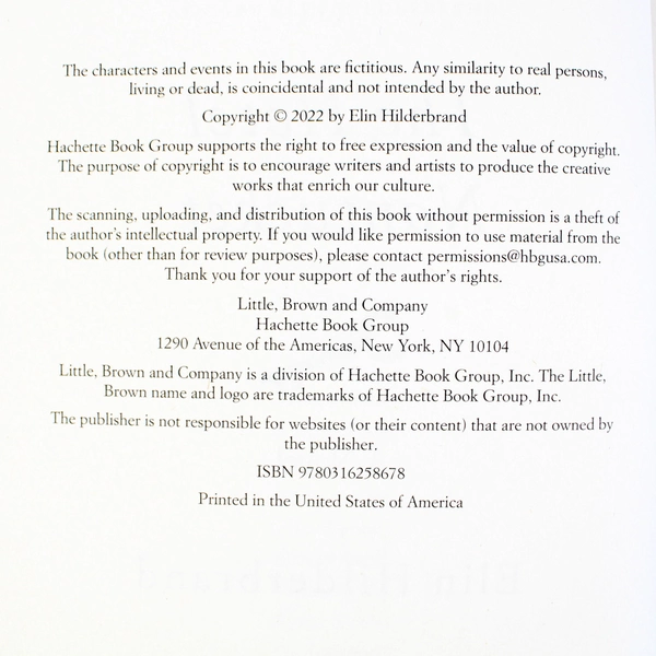 The Hotel Nantucket by Elin Hilderbrand Hardcover 2022