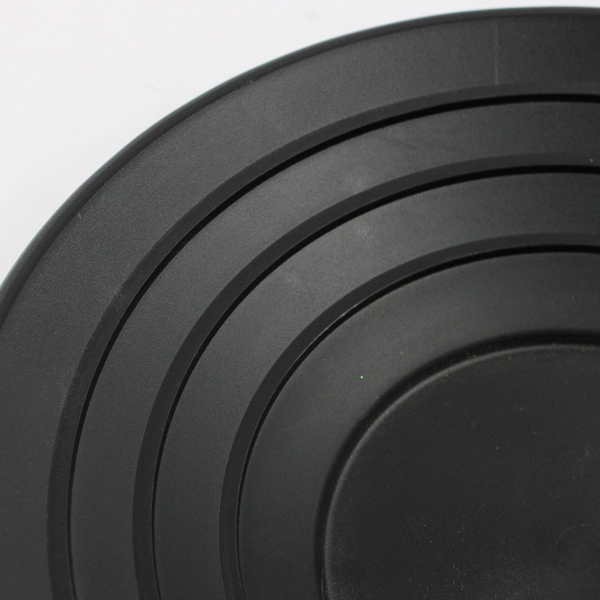 13.5 inch Black Plastic Gold Panning Pan