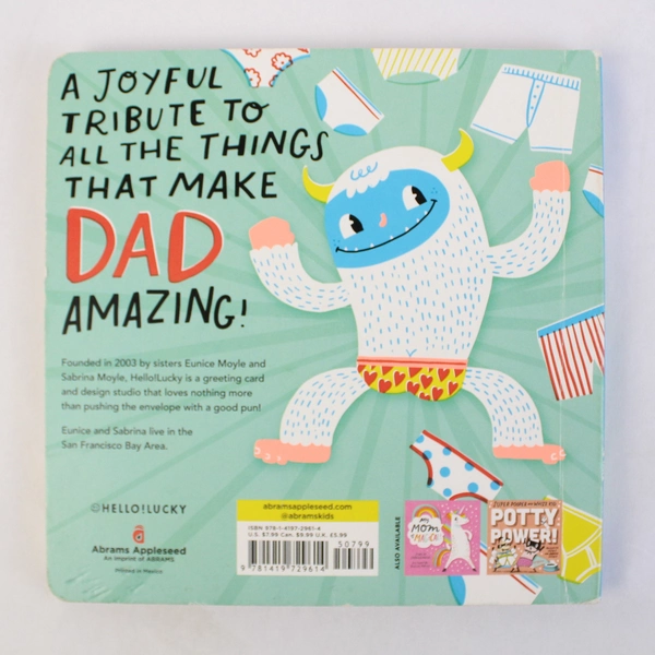 My Dad Is Amazing! by Sabrina Moyle 2018 Hello Lucky Board Book