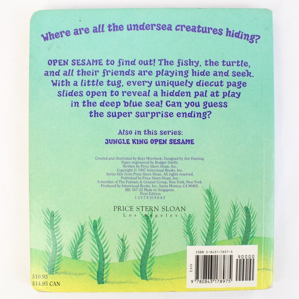 Undersea: Open Sesame by Kees Moerbeek 1997 Price Stern Sloan Board Book