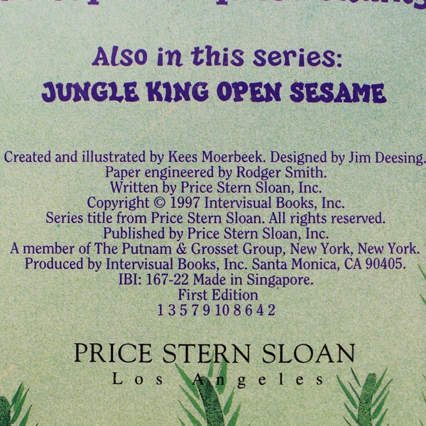 Undersea: Open Sesame by Kees Moerbeek 1997 Price Stern Sloan Board Book