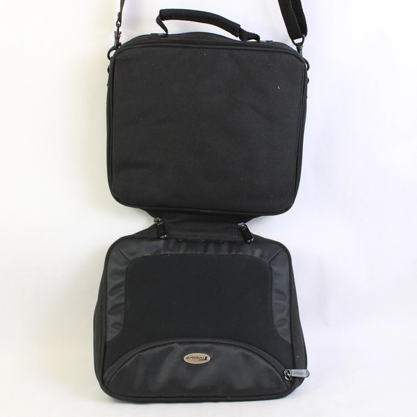 Targus Solid Black Bag Shoulder Strap DVD402 Small 11" x 9.5" x 3"