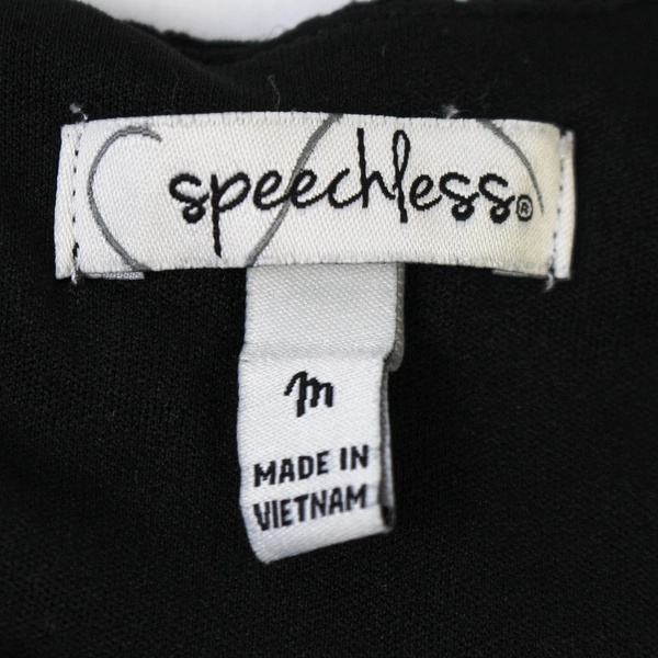 Speechless Girl's Black Sleeveless Tiered Dress Size M Pre-Owned