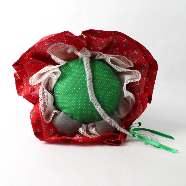 Handmade Cloth Mouse Christmas Doll 11 Inch