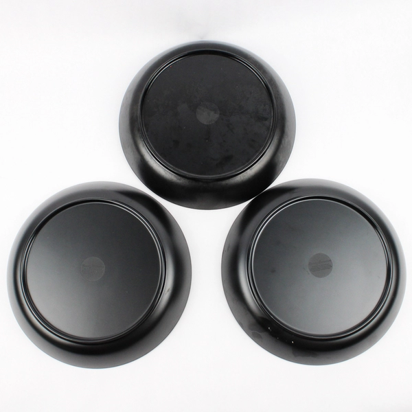 Lot of 3 Tommy Bahama Walnut Woodgrain Melamine Serving Bowls 9.5 Inch