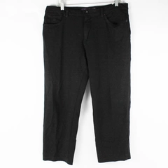 Gloria Vanderbilt Women's Size 12 Black Rhinestone Pocket Pants - Good Condition