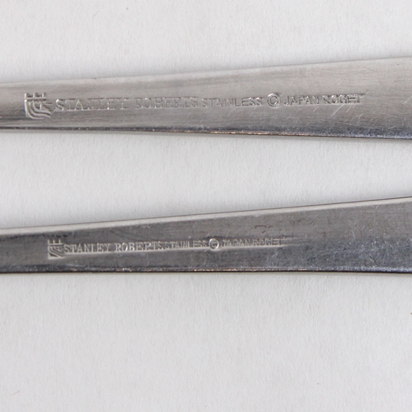 Lot of 2 Stanley Roberts Roget Sugar Spoon Butter Knife Stainless Steel