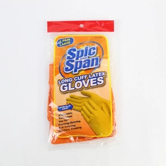 Spic and Span Long Cuff Latex Gloves 2 Pack - New Sealed for Household Cleaning