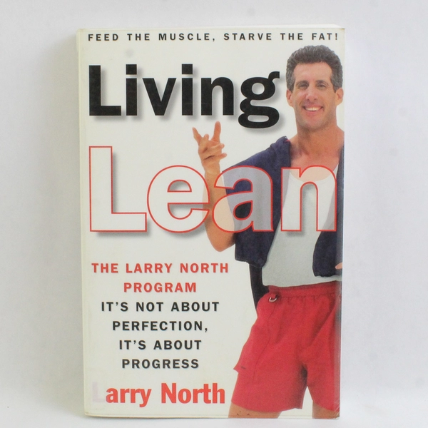 Living Lean by Larry North 1997 Paperback Plastic Cover Ex-Library Book