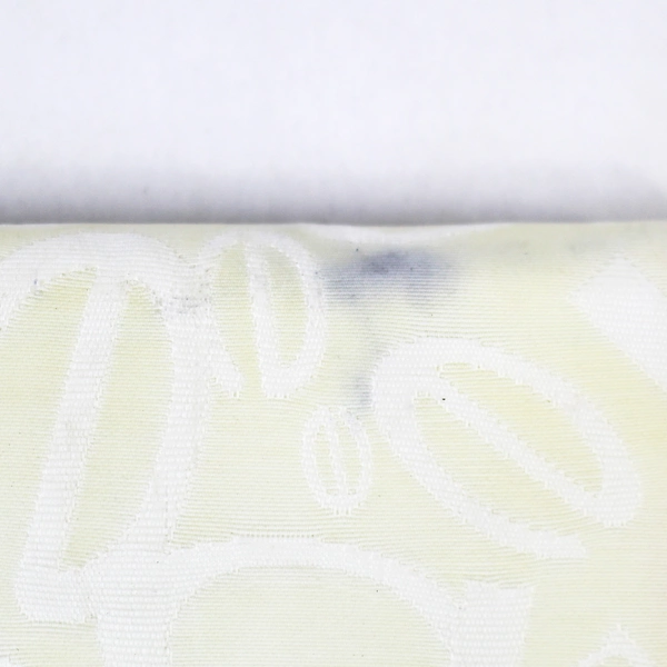 Bebe White Women's Folding Wallet - Pre-Owned with Stains, Chic Accessory