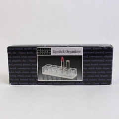 Crystal Clear Acrylic Lipstick Organizer 12 Slots Makeup Cosmetic Storage