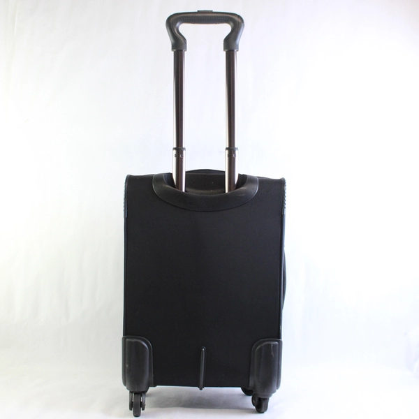 Pacific Coast Signature American Travler Carry On 4 Wheel Solid Black 14"x10"x12