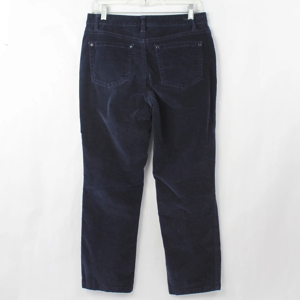 Great Northwest Indigo Women's Size 6 Blue Corduroy Mid Rise Skinny Jeans