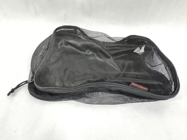Lot of 2 Rick Steves Europe Travel Storage Bags Black Nylon Mesh #20750