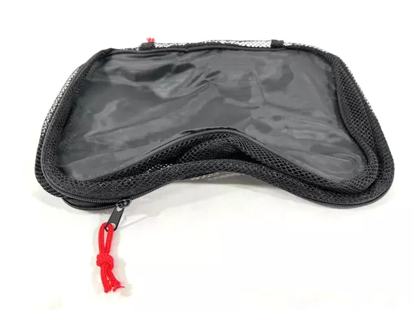 Lot of 2 Rick Steves Europe Travel Storage Bags Black Nylon Mesh #20750