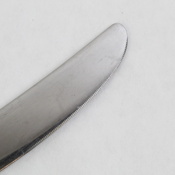 Lot of 4 Oneida Betty Crocker My Rose 8.5" Solid Dinner Knives Stainless